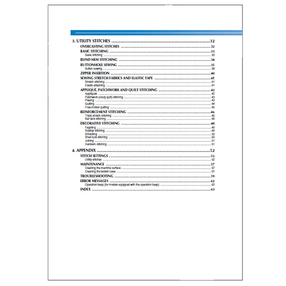 Brother CS-6000i Instruction Manual image # 117131
