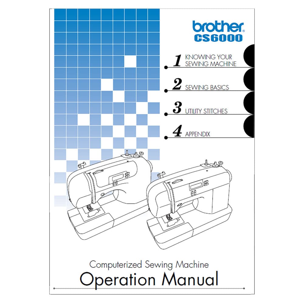 Brother CS-6000 Instruction Manual image # 118019