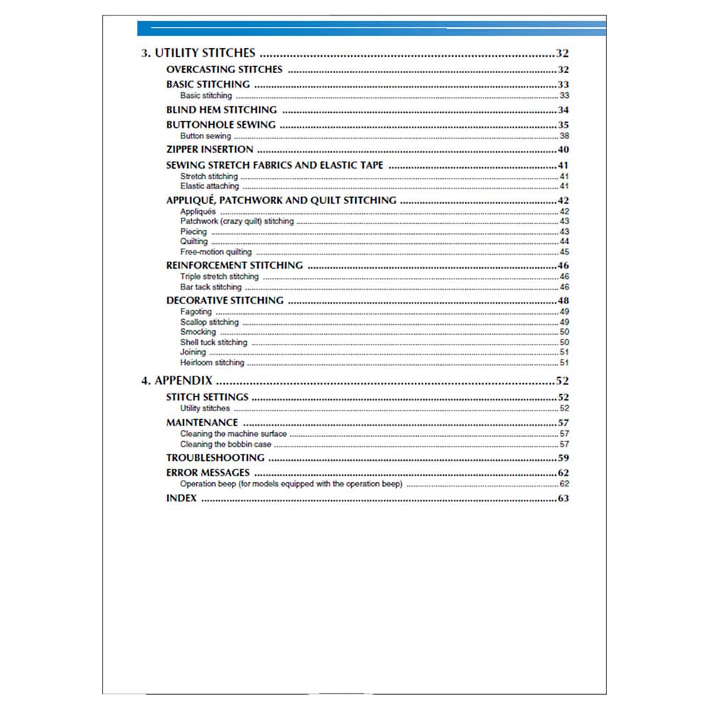 Brother CS-6000 Instruction Manual image # 118020
