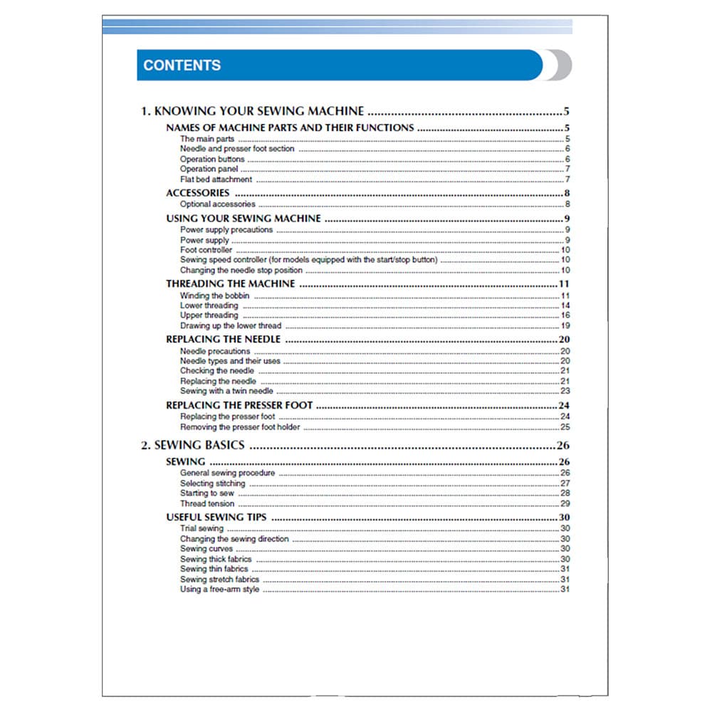 Brother CS-6000 Instruction Manual image # 118018