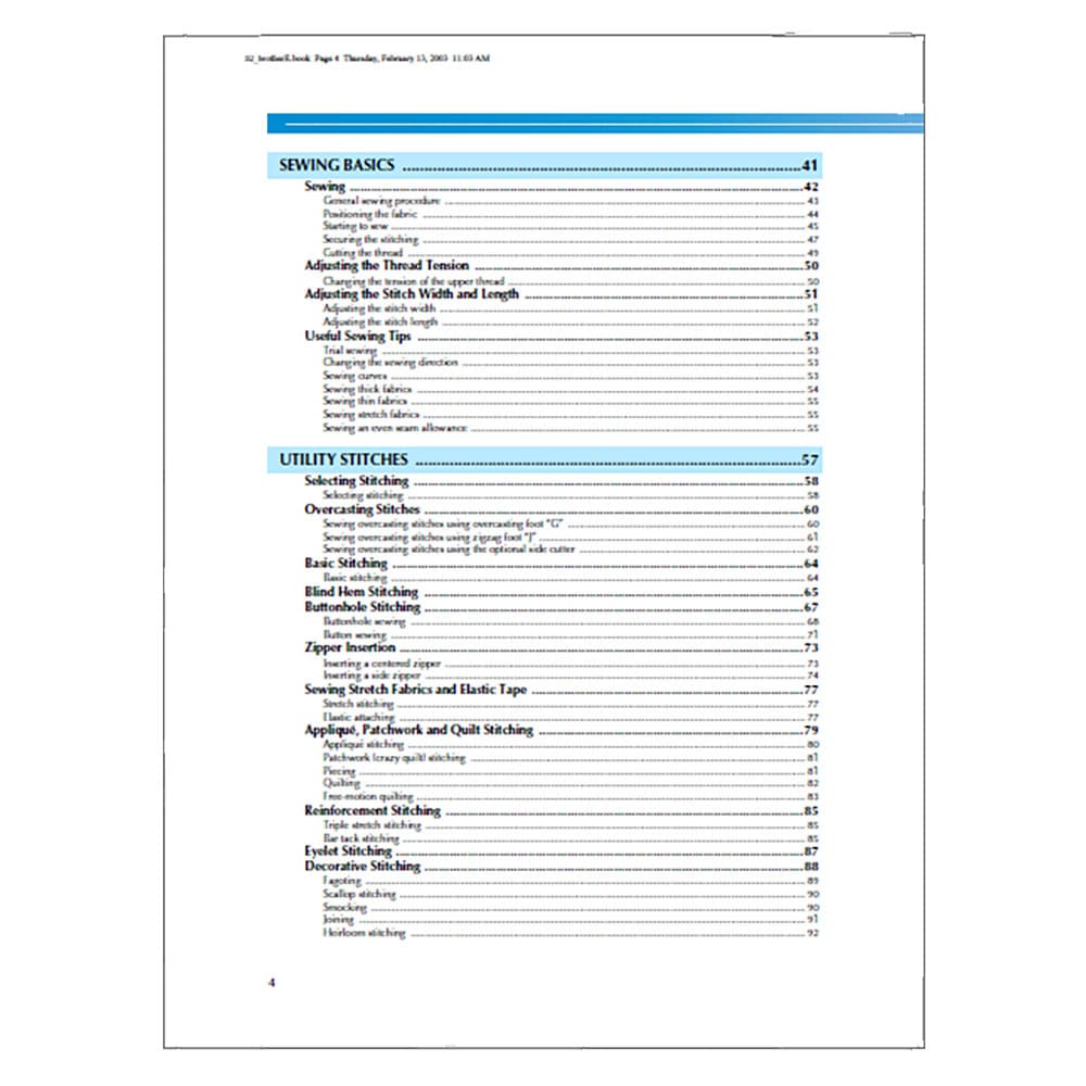 Brother CS-80 Instruction Manual image # 118023