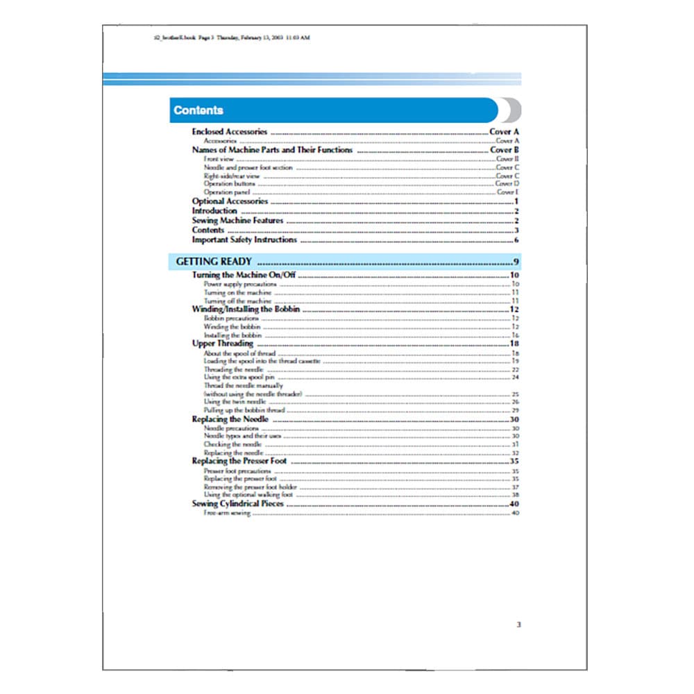 Brother CS-80 Instruction Manual image # 118021