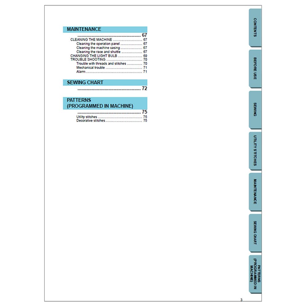 Brother CS-8072 Instruction Manual image # 118026