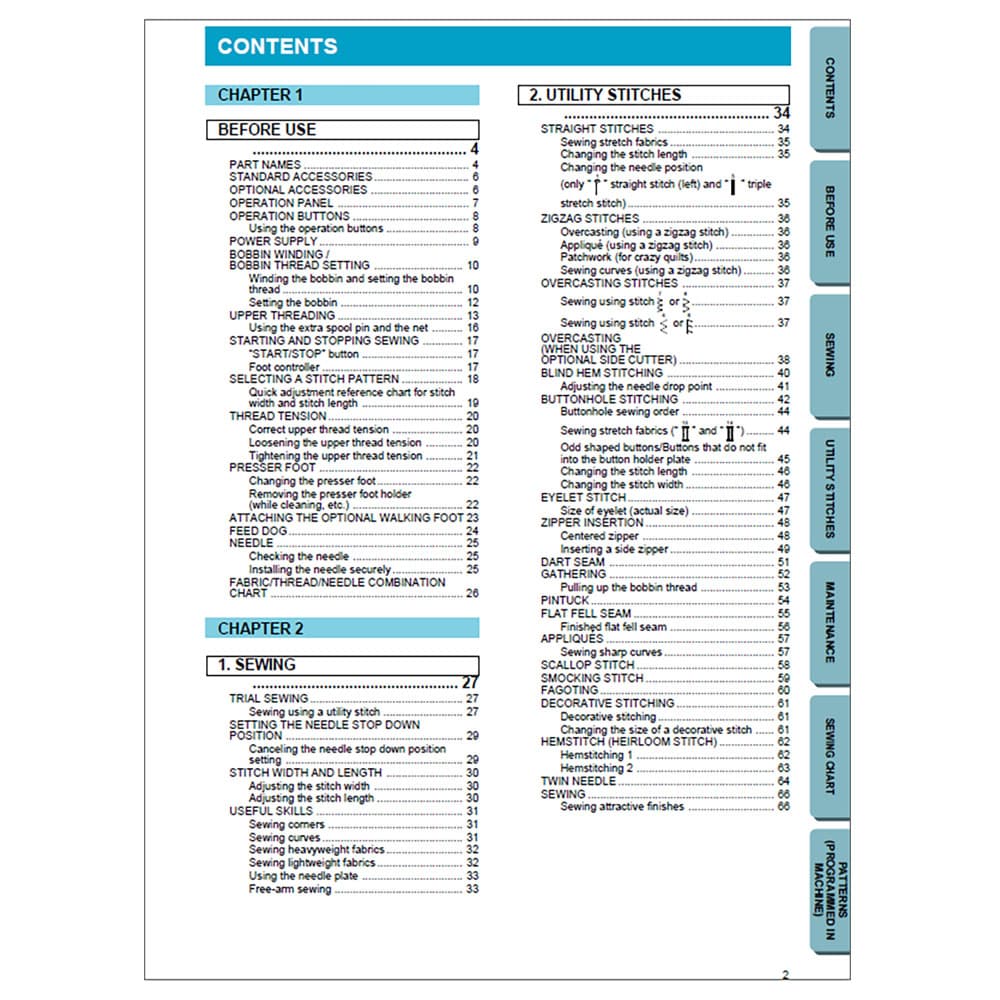 Brother CS-8072 Instruction Manual image # 118025