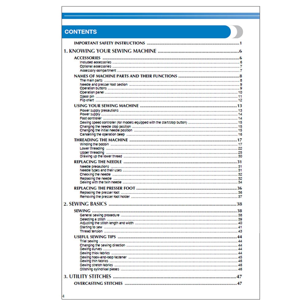 Brother CX155LA Instruction Manual image # 115557