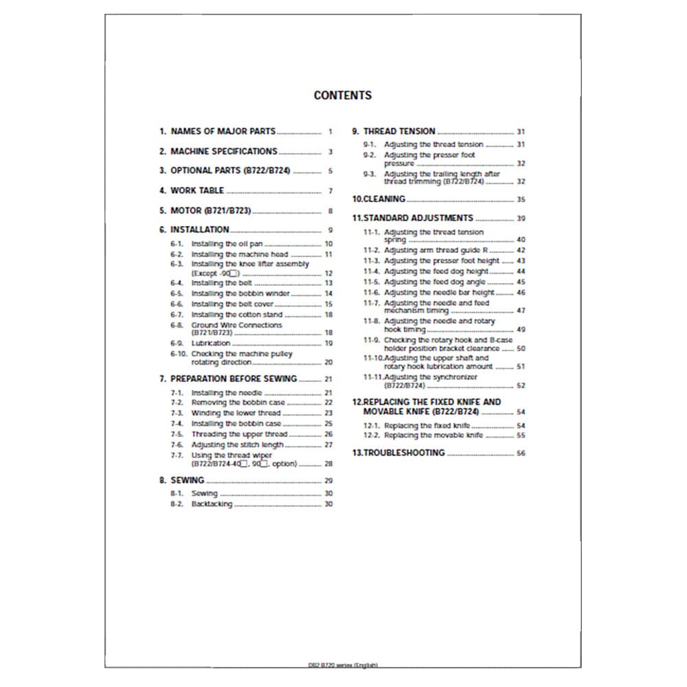 Brother DB2-B722 Instruction Manual image # 117173