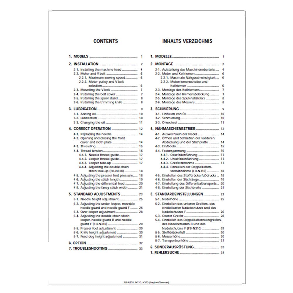 Brother FB-N210 Instruction Manual image # 117196