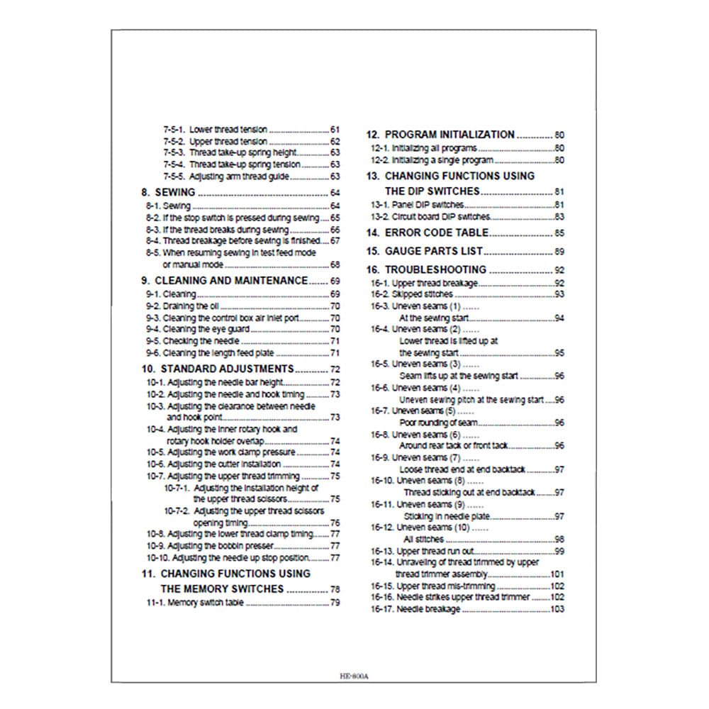 Brother HE-800A Instruction Manual image # 117207