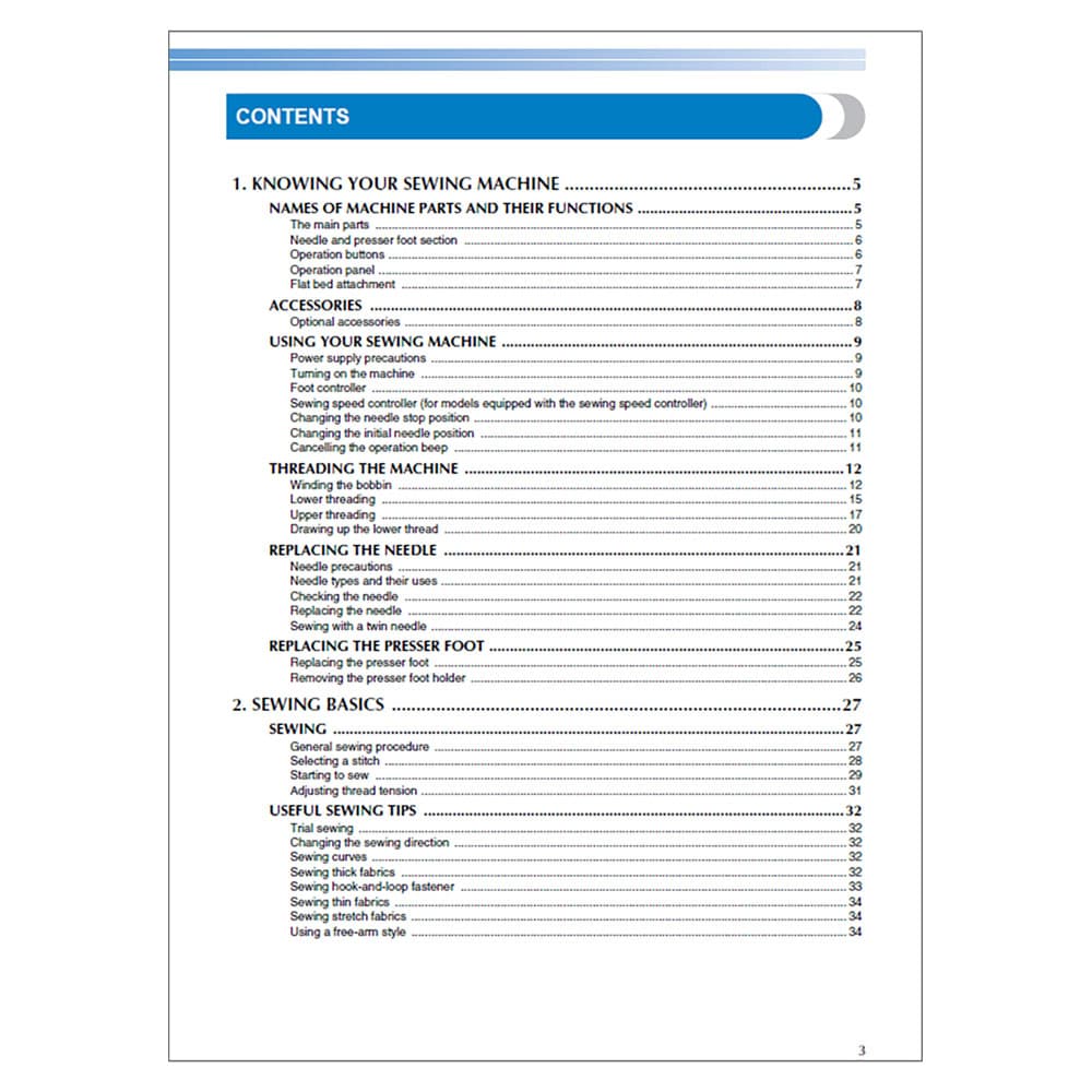 Brother HS-3000 Instruction Manual image # 117214