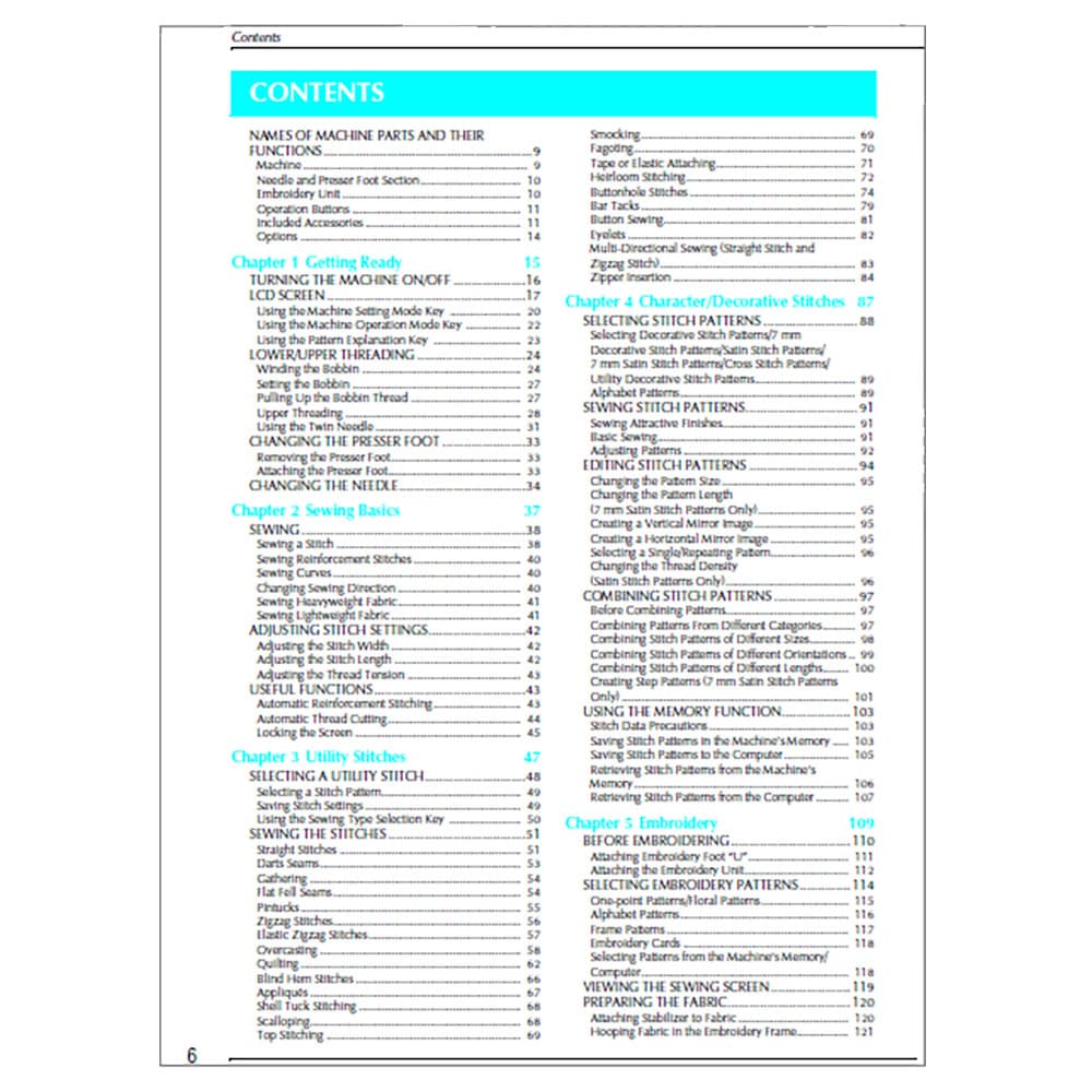 Brother Innovis 1500D Instruction Manual image # 118175