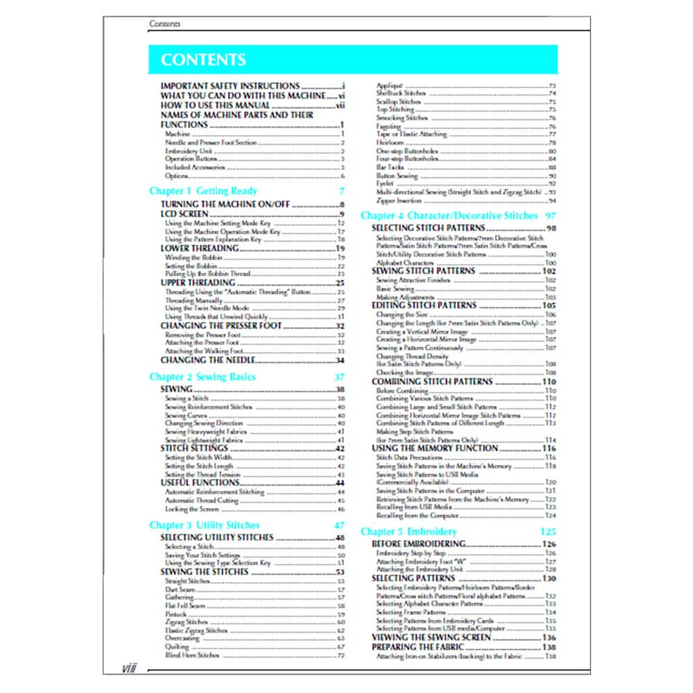 Brother Innovis 4000DLTD Instruction Manual image # 118205