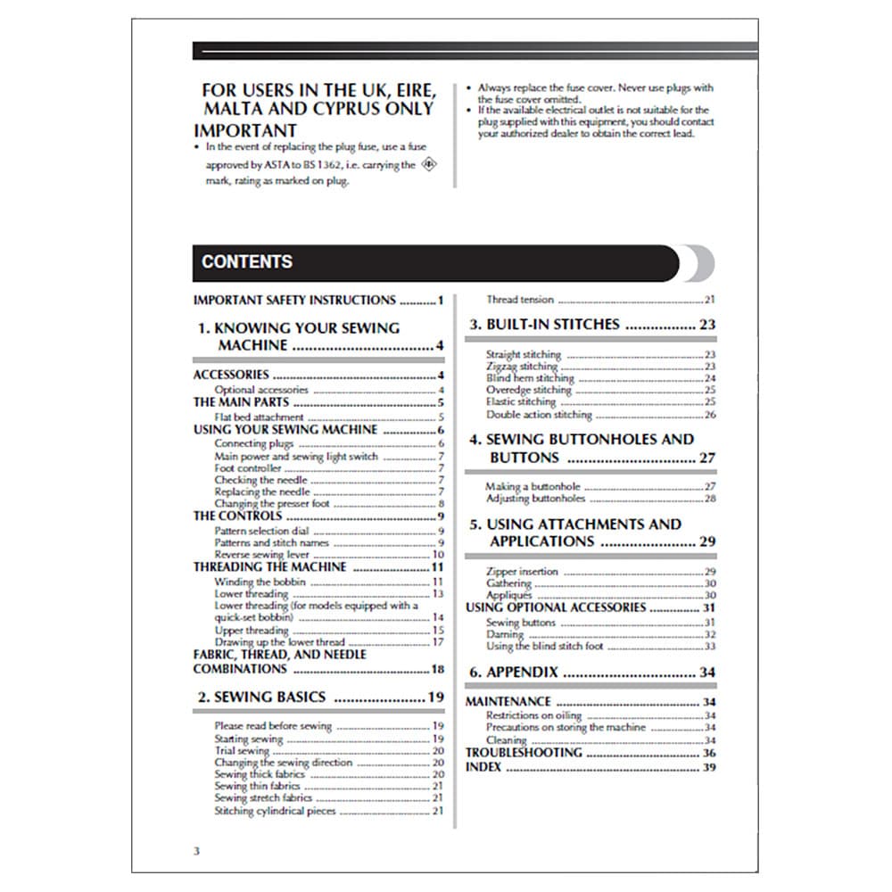 Brother JX2517 Instruction Manual image # 115565