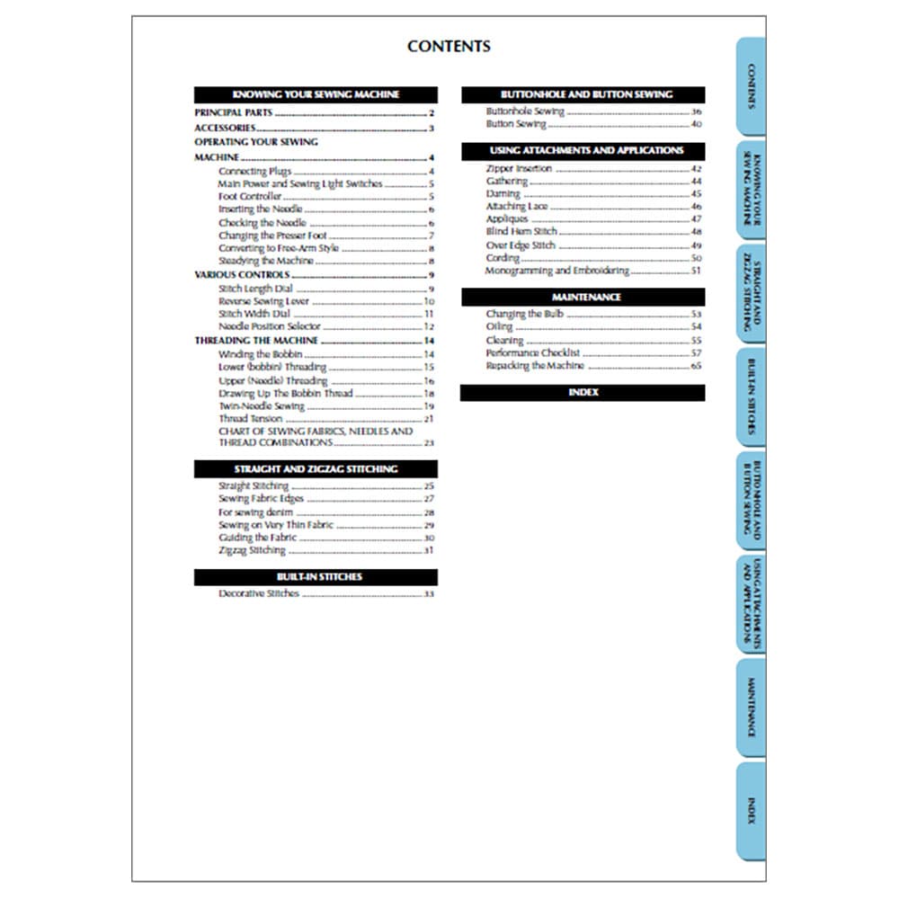 Brother LS-1217 Instruction Manual image # 118245