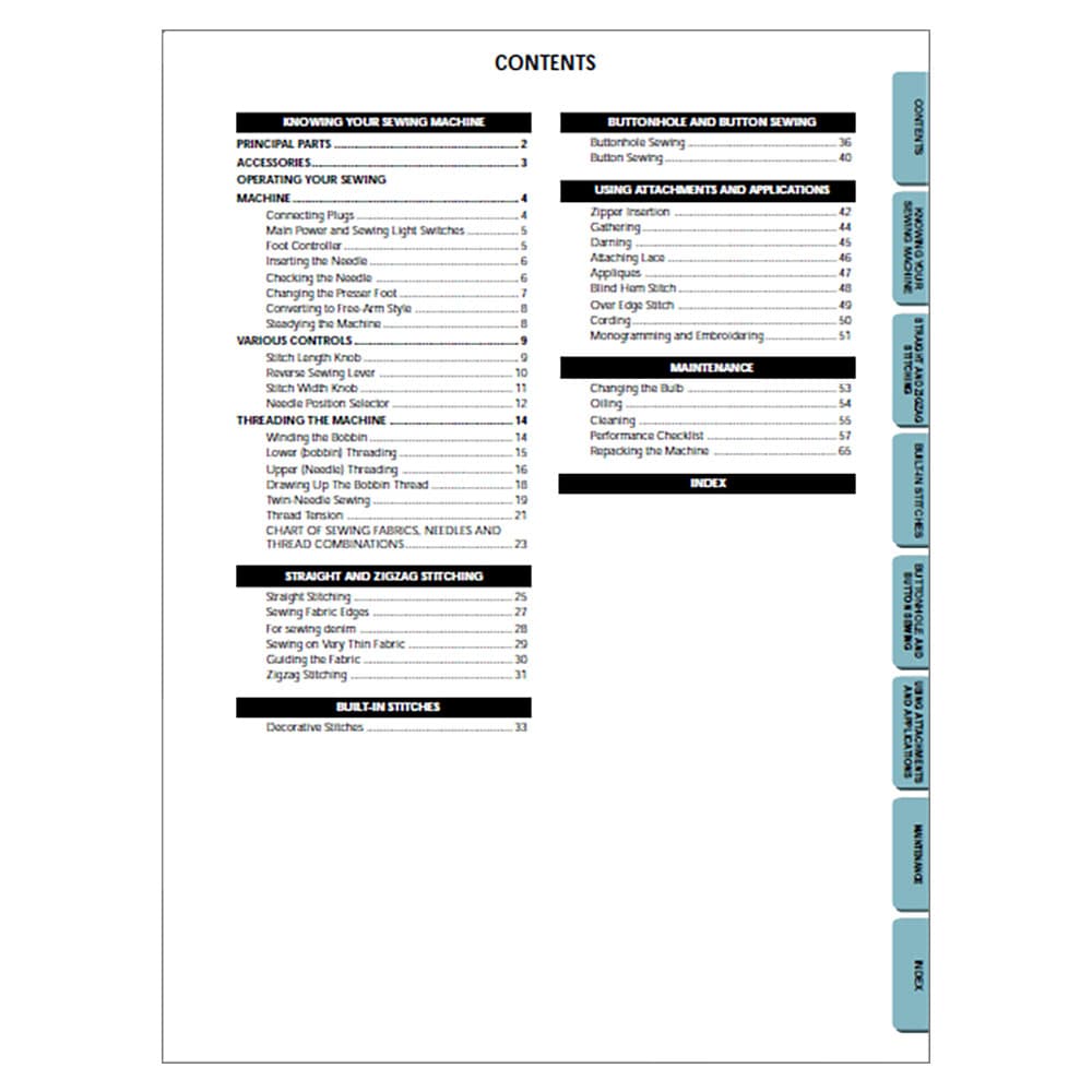 Brother LS-1717B Instruction Manual image # 118250