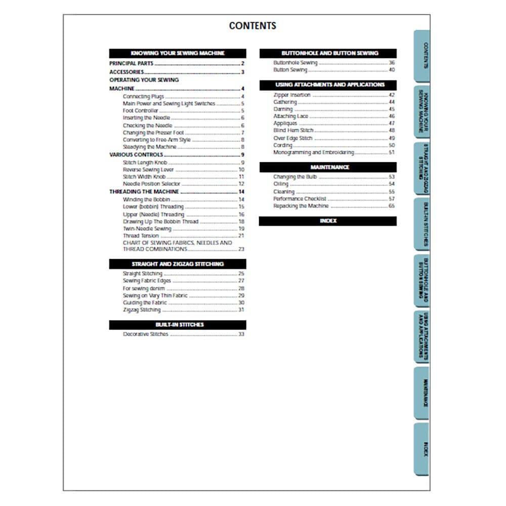 Brother LS-1717P Instruction Manual image # 117990