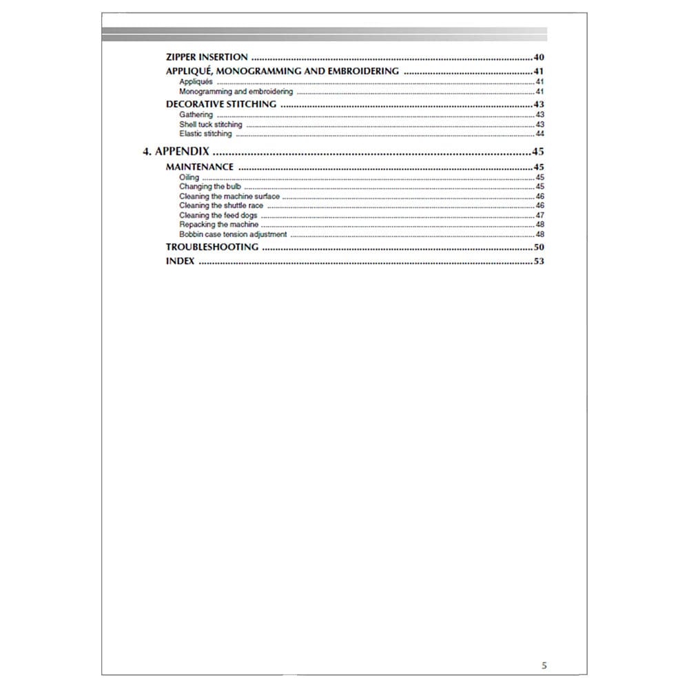 Brother LS-2125i Instruction Manual image # 118257