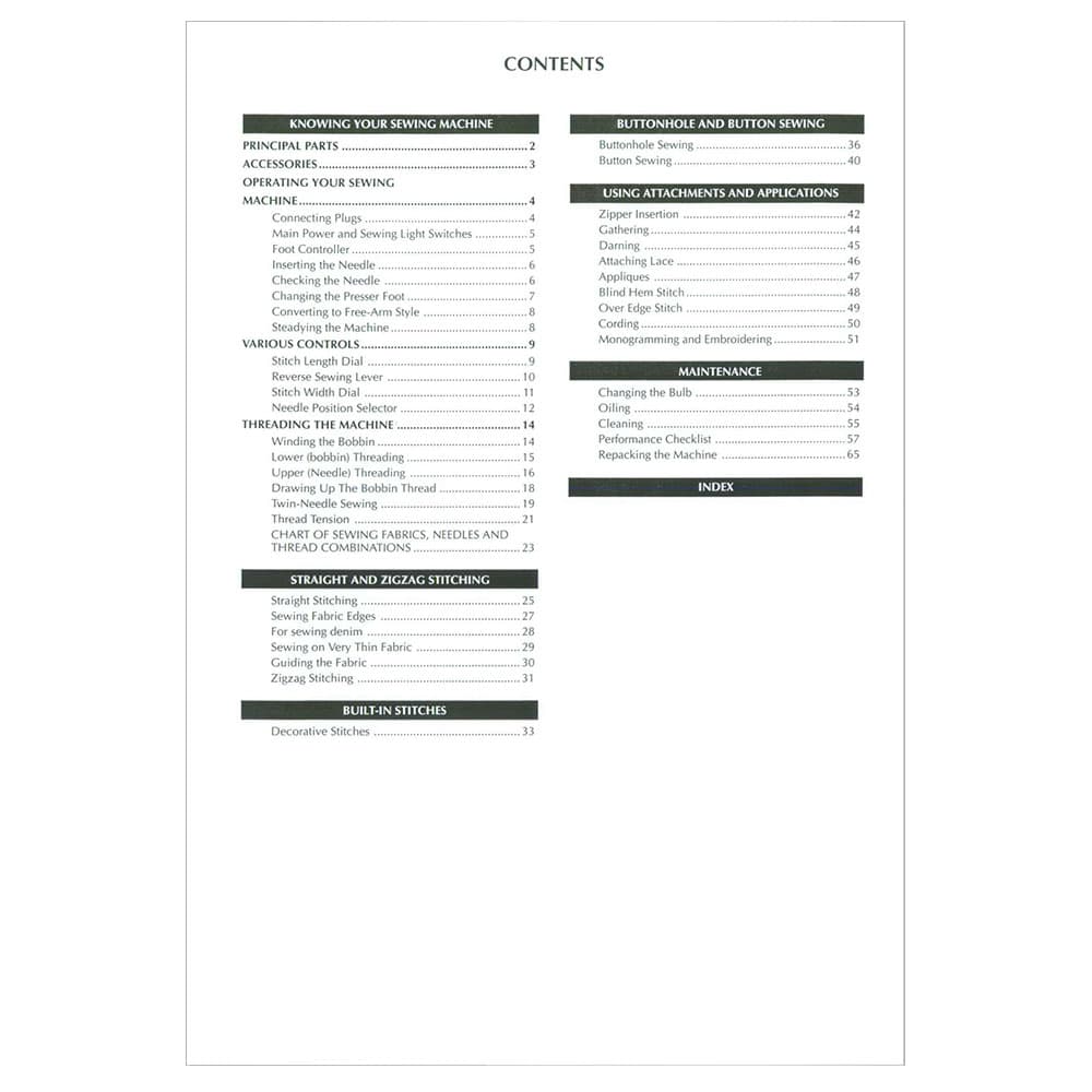 Brother LS-217 Instruction Manual image # 117434