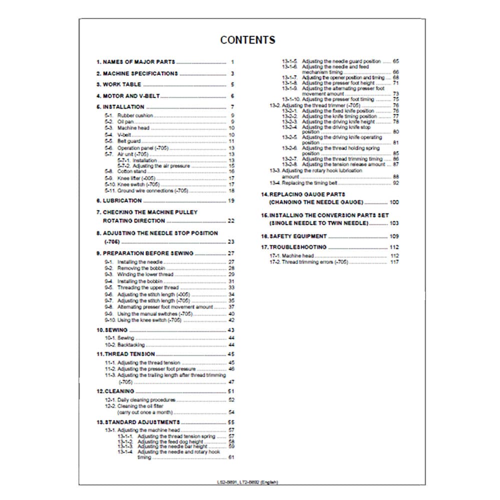 Brother LS2-B891 Instruction Manual image # 117441