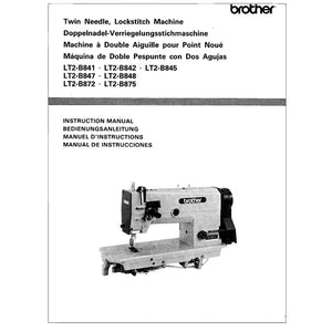 Brother Lockstitch LT2-B841 Instruction Manual image # 117484