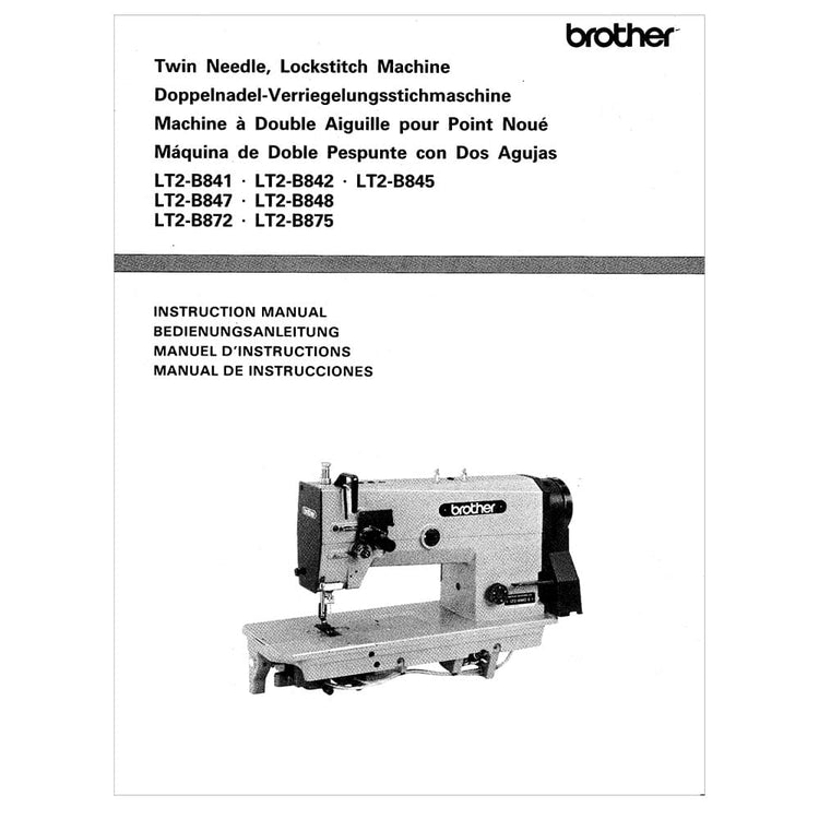 Brother Lockstitch LT2-B845 Instruction Manual image # 117490