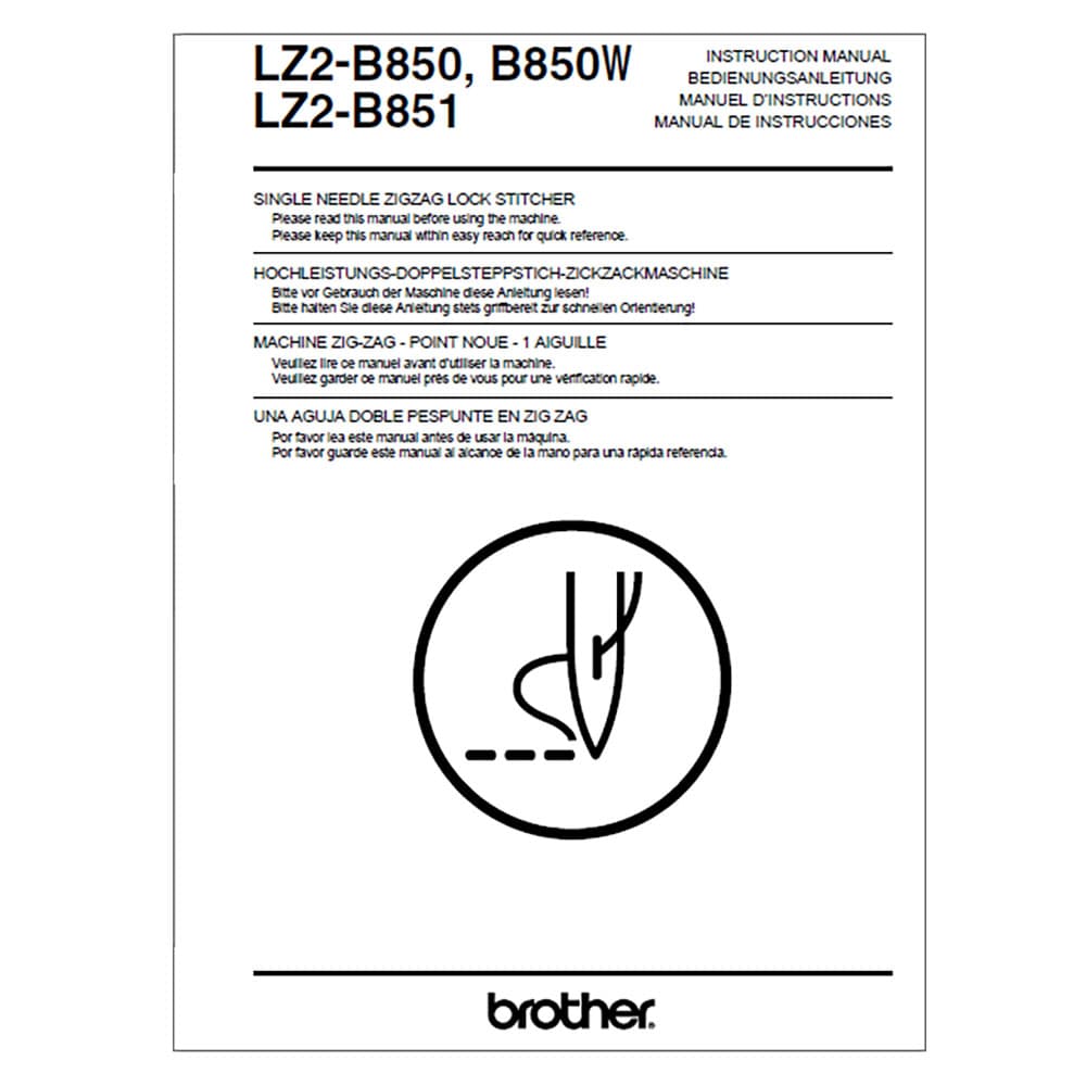 Brother LZ2-B850 Instruction Manual image # 117514