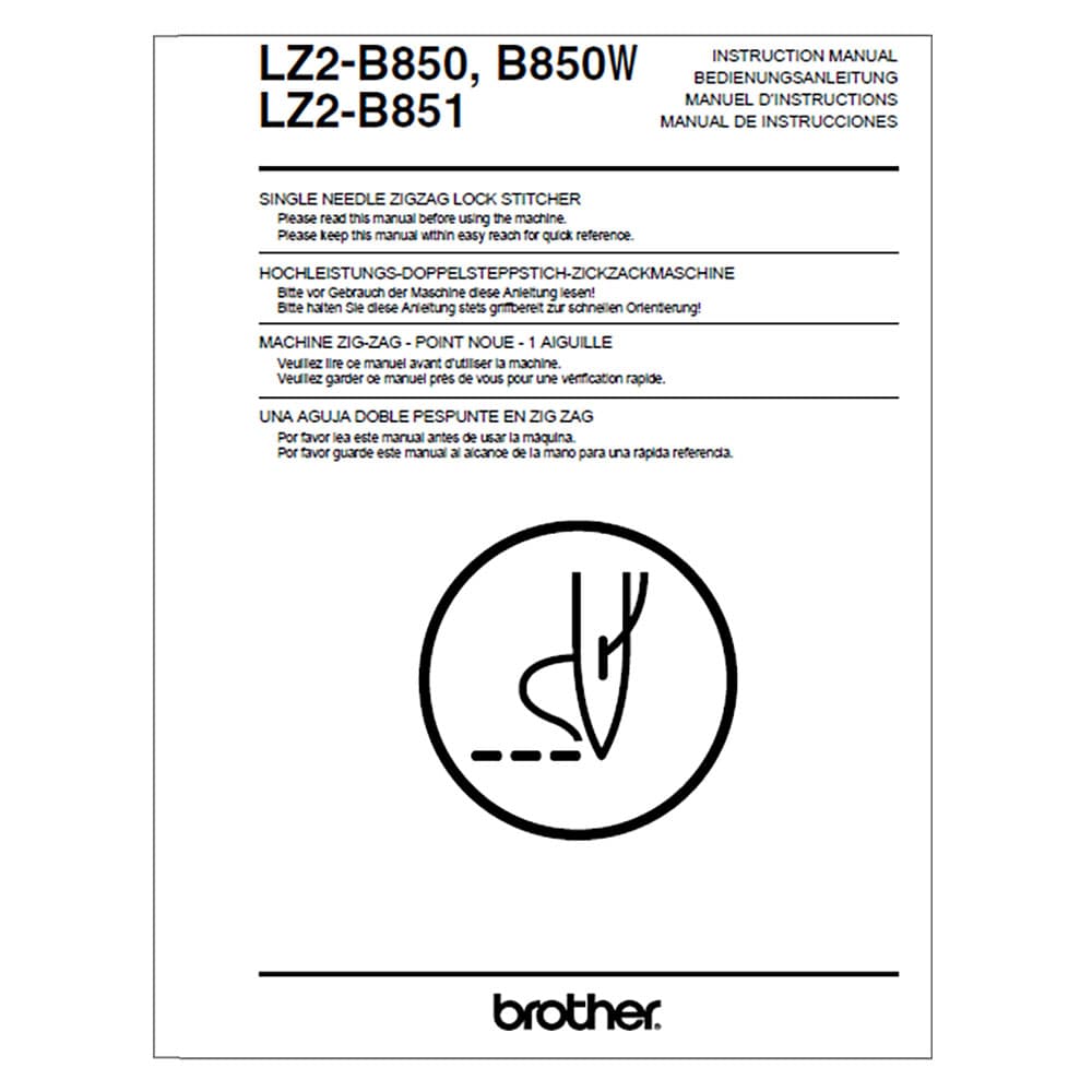 Brother LZ2-B850W Instruction Manual image # 117516
