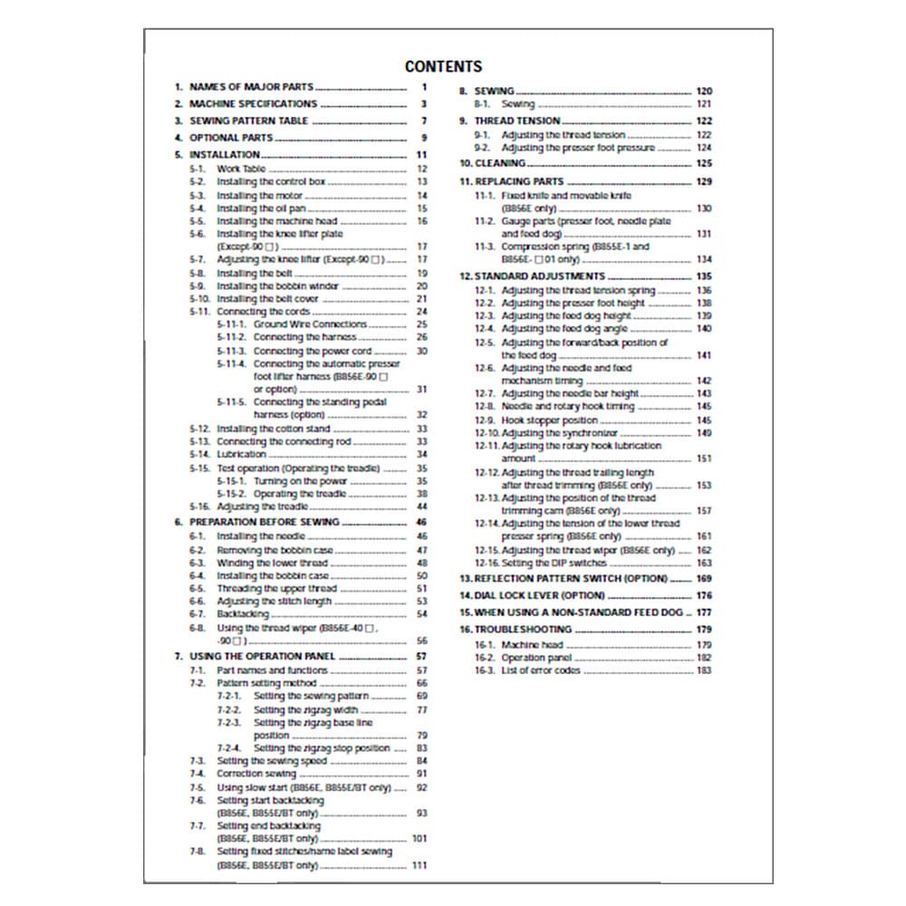 Brother LZ2-B855E Instruction Manual image # 117521