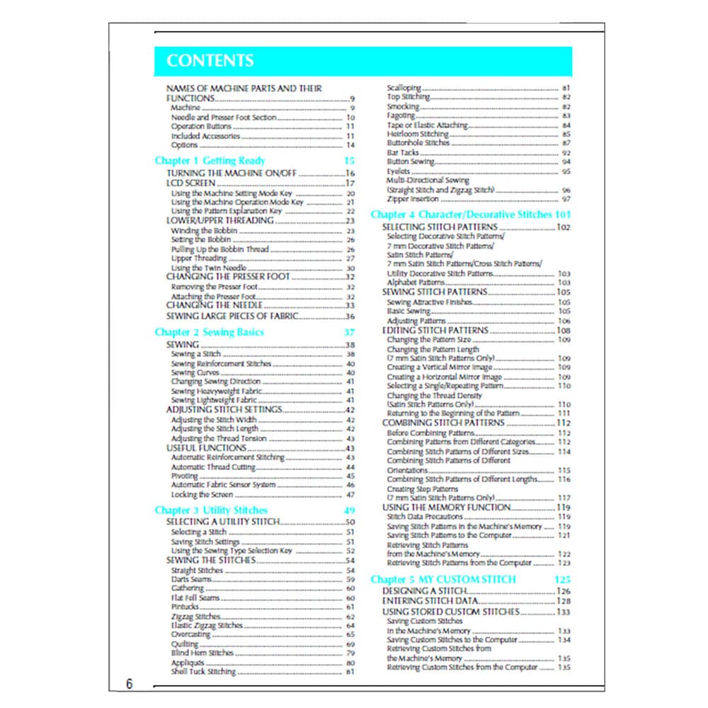 Brother Innovis NX-2000 Instruction Manual image # 117529
