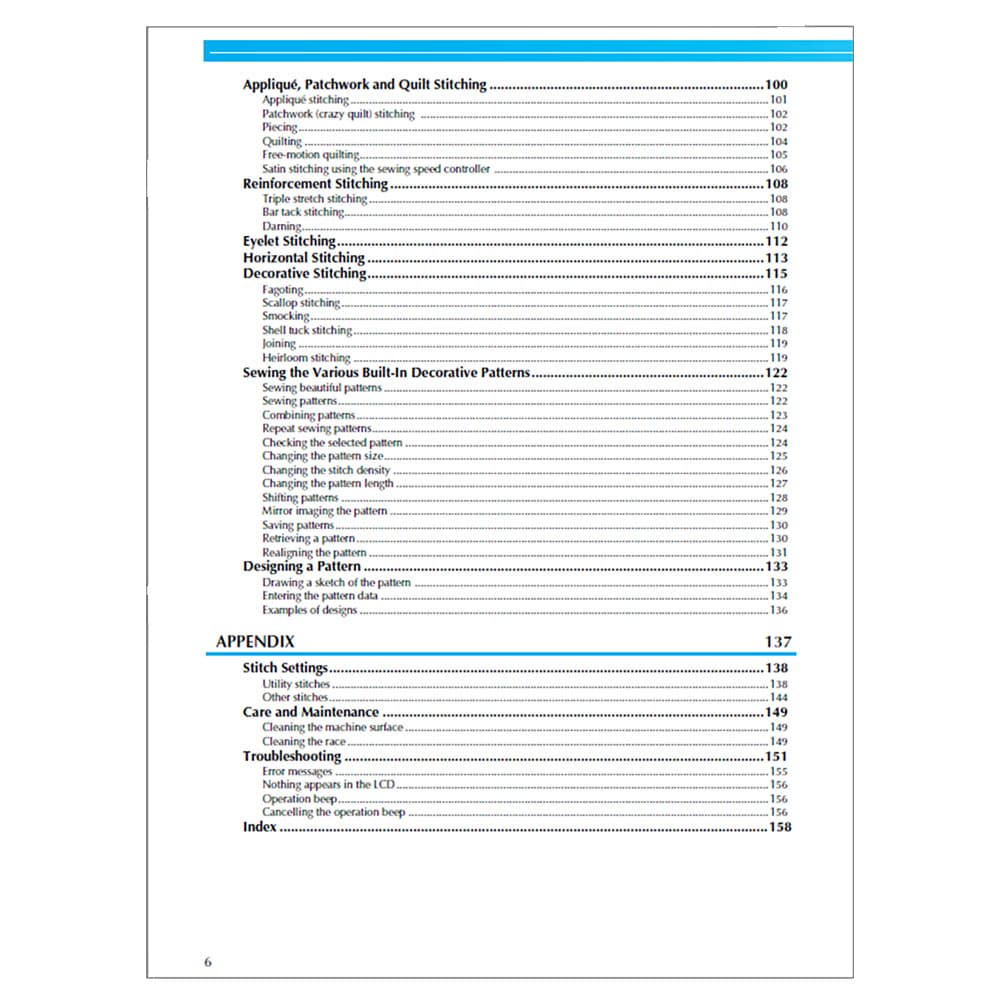 Brother NX-650 Instruction Manual image # 118312