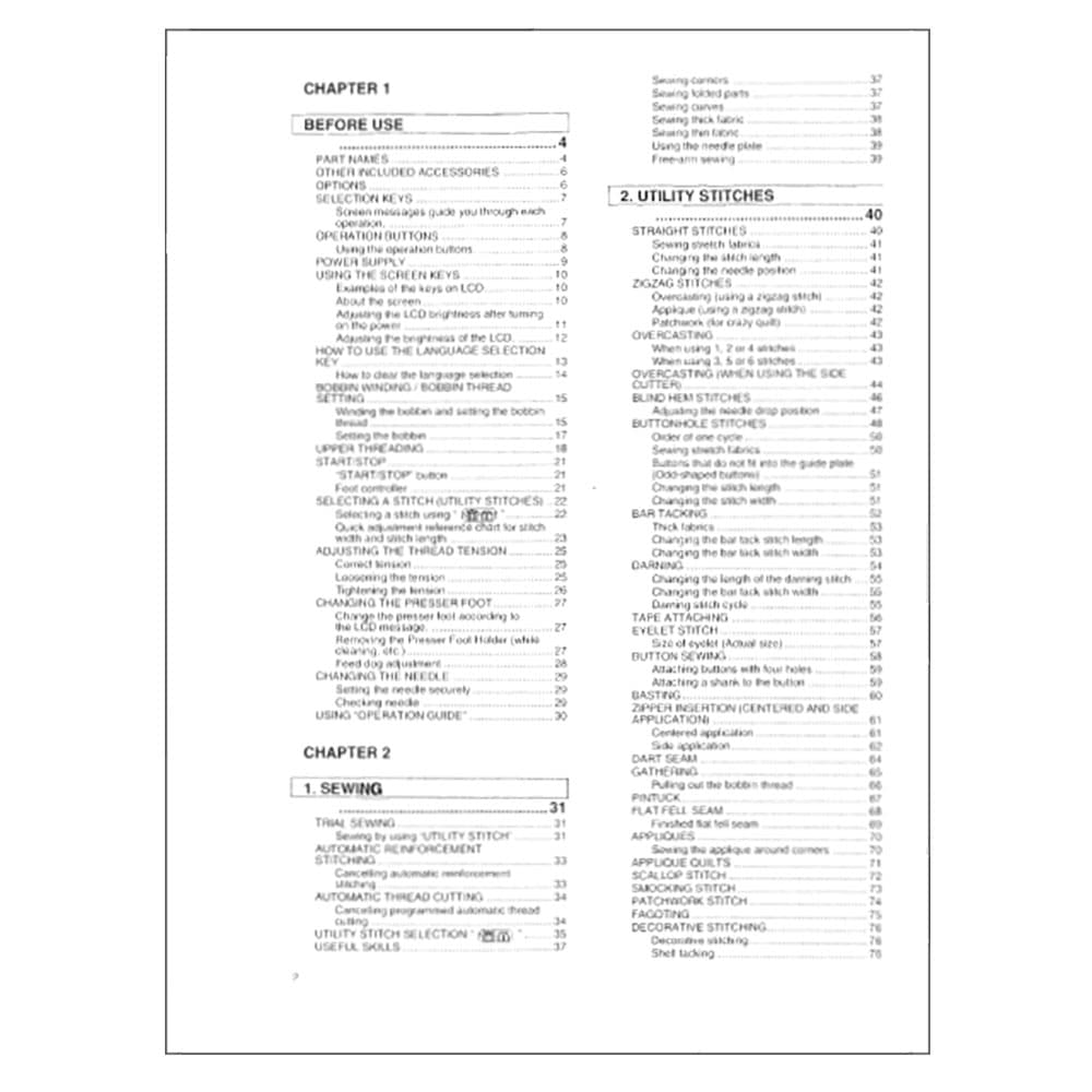 Brother PC-6000 Instruction Manual image # 117536