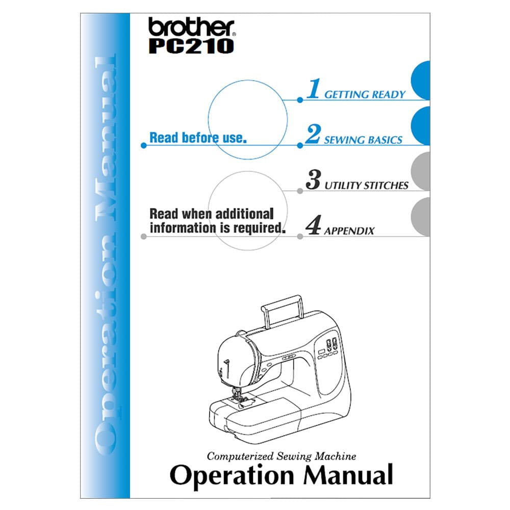 Brother PC-210 Instruction Manual image # 118319