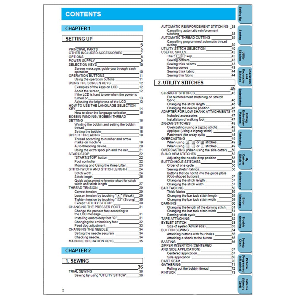Brother PC-8500 Instruction Manual image # 118364