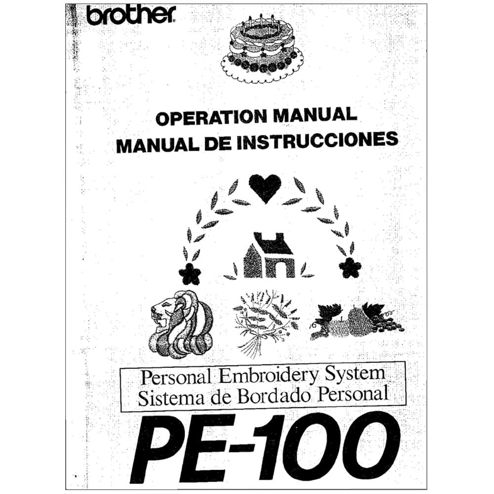 Brother PE-100 Instruction Manual image # 116351