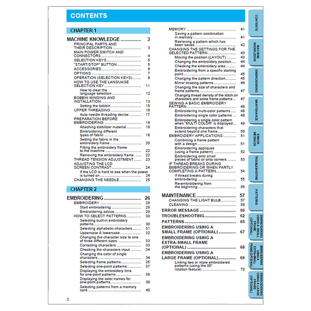 Brother PE-150V Instruction Manual image # 118392