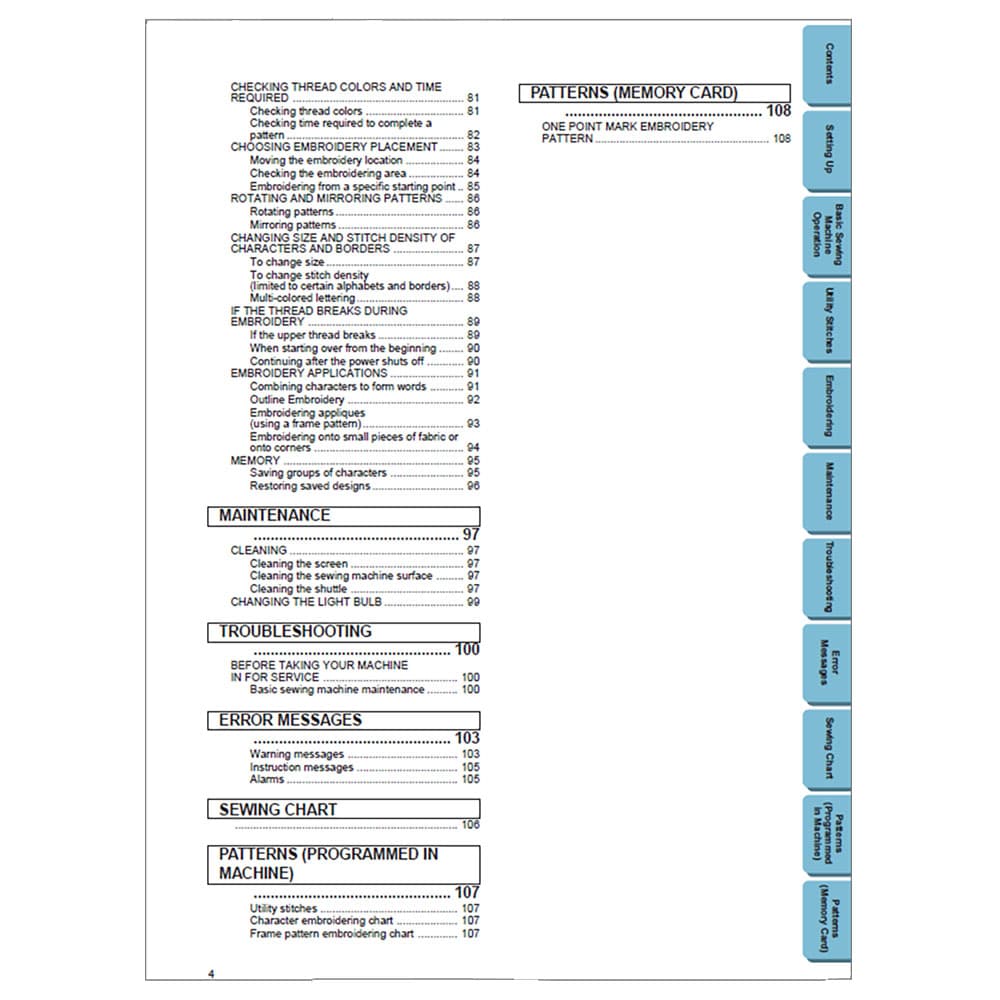 Brother PE-300S Instruction Manual image # 118451