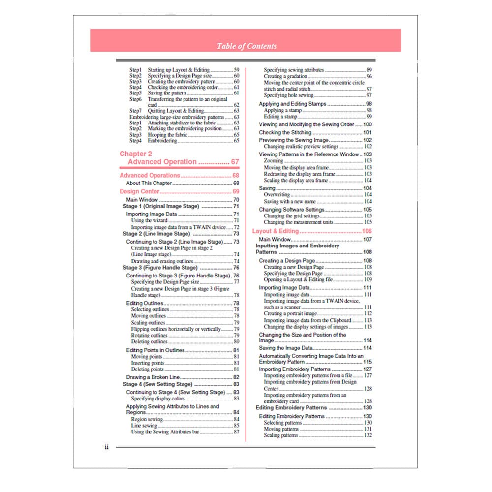 Brother PEDESIGN 6.0 Instruction Manual image # 117550