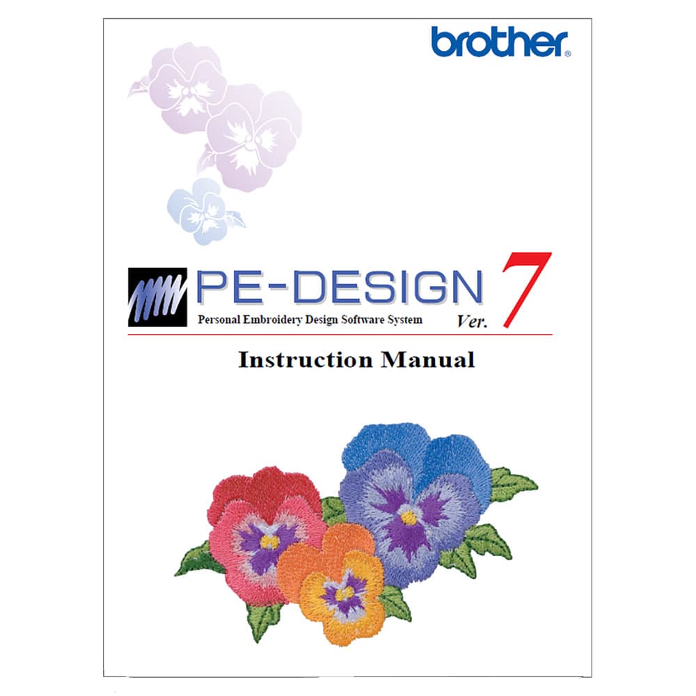 Brother PEDESIGN 7.0 Instruction Manual image # 117554