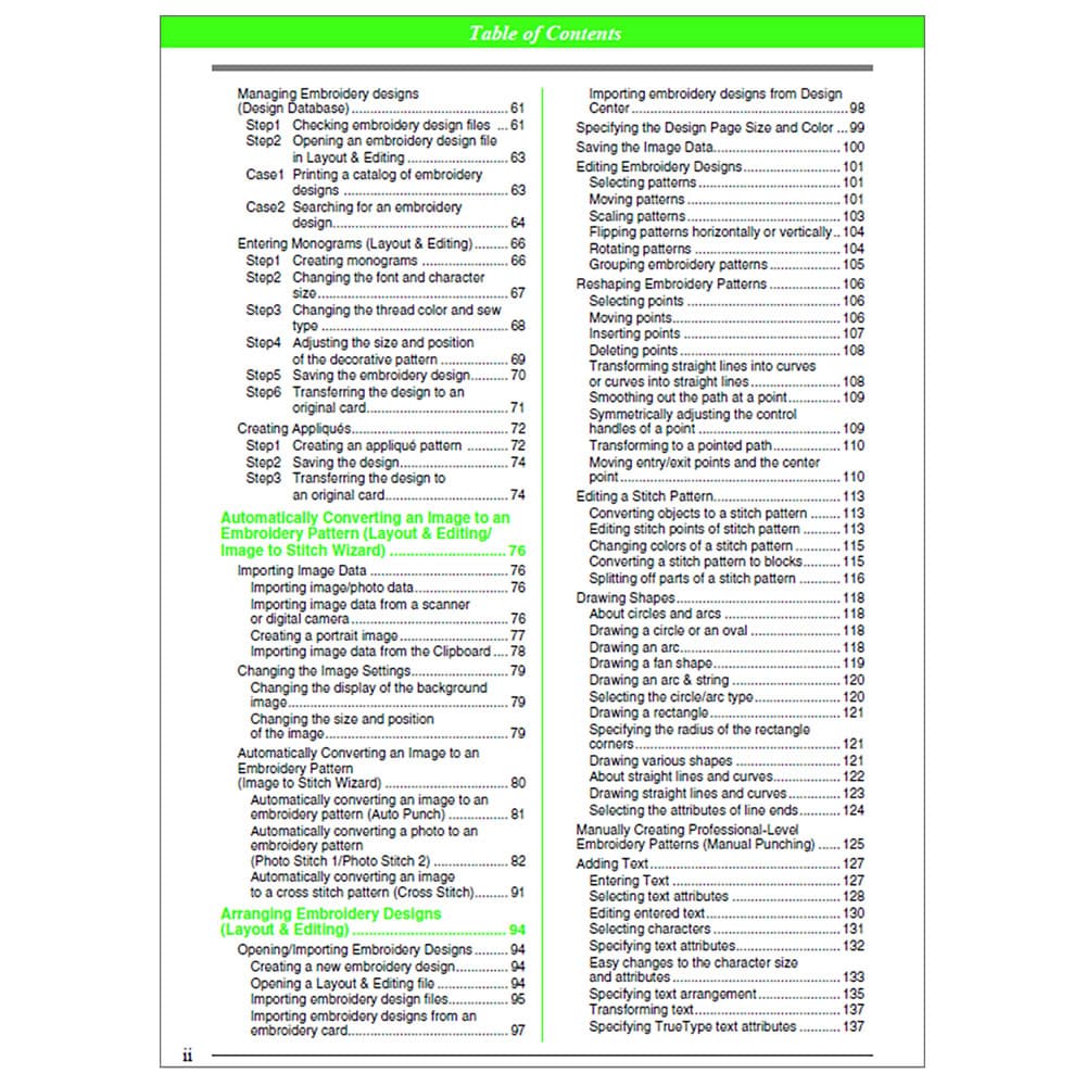 Brother PEDESIGN 7.0 Instruction Manual image # 117555