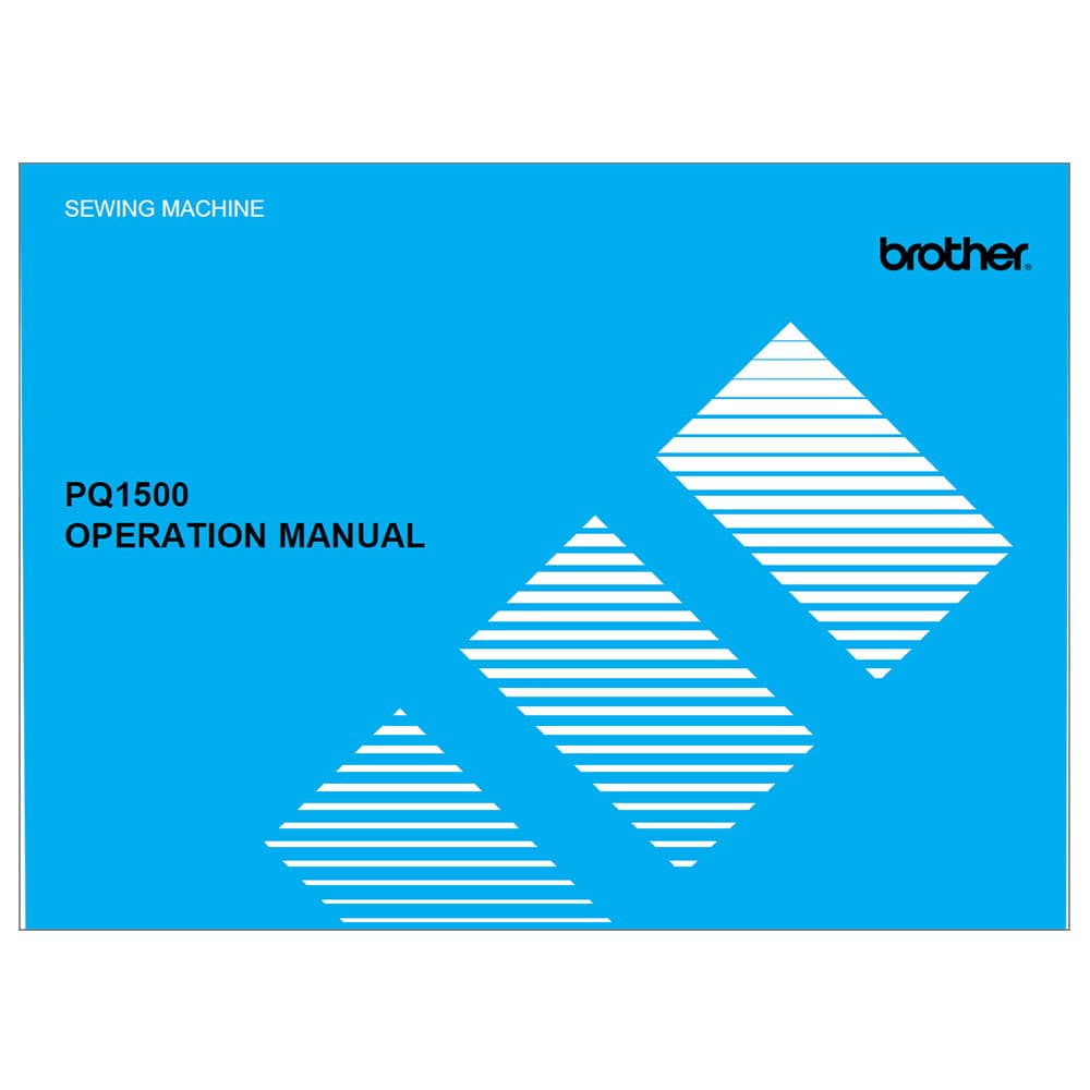 Brother PQ-1500 Instruction Manual image # 118475