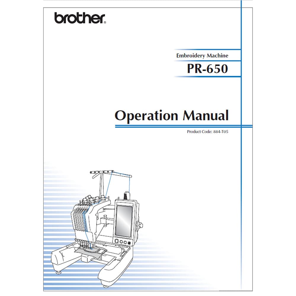 Brother Entrepreneur PR-650 Instruction Manual image # 117602