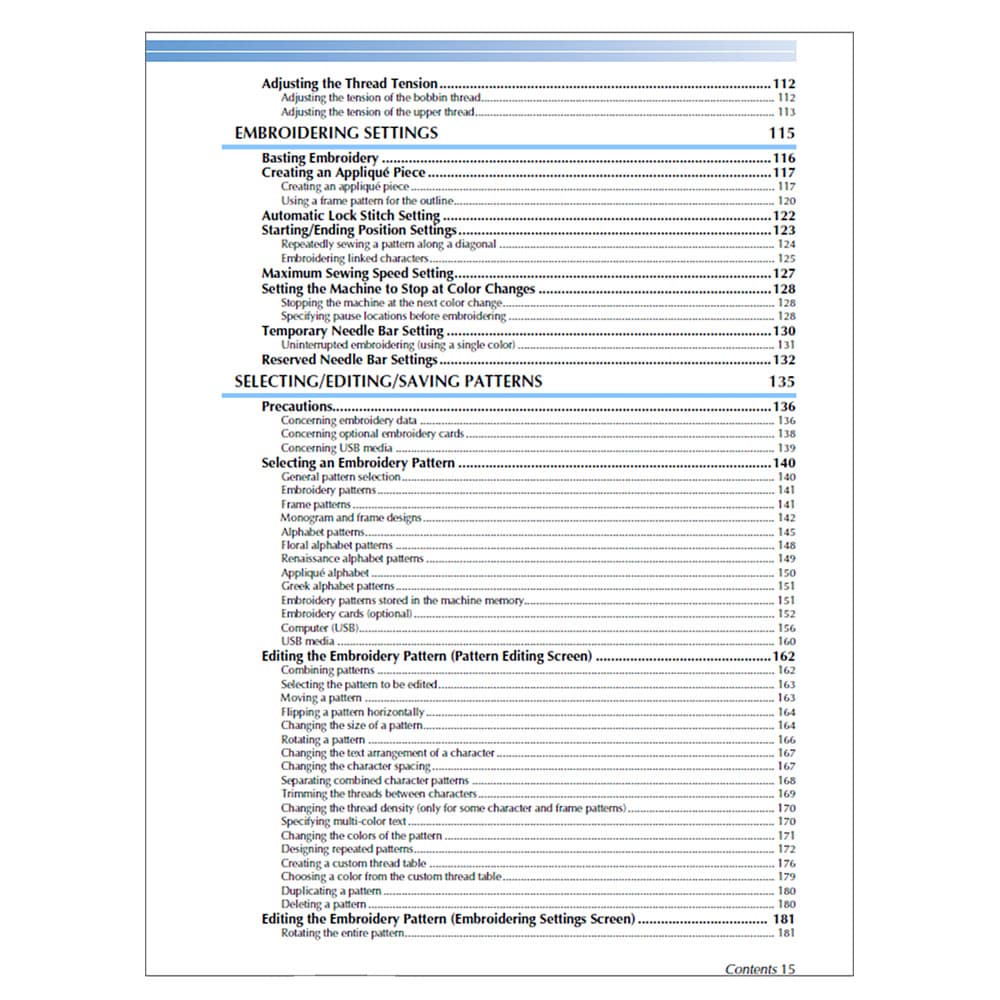 Brother Entrepreneur PR-650 Instruction Manual image # 117605