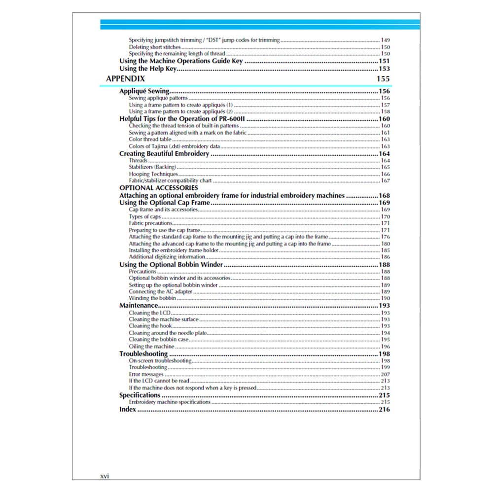Brother PR-600II Instruction Manual image # 118517