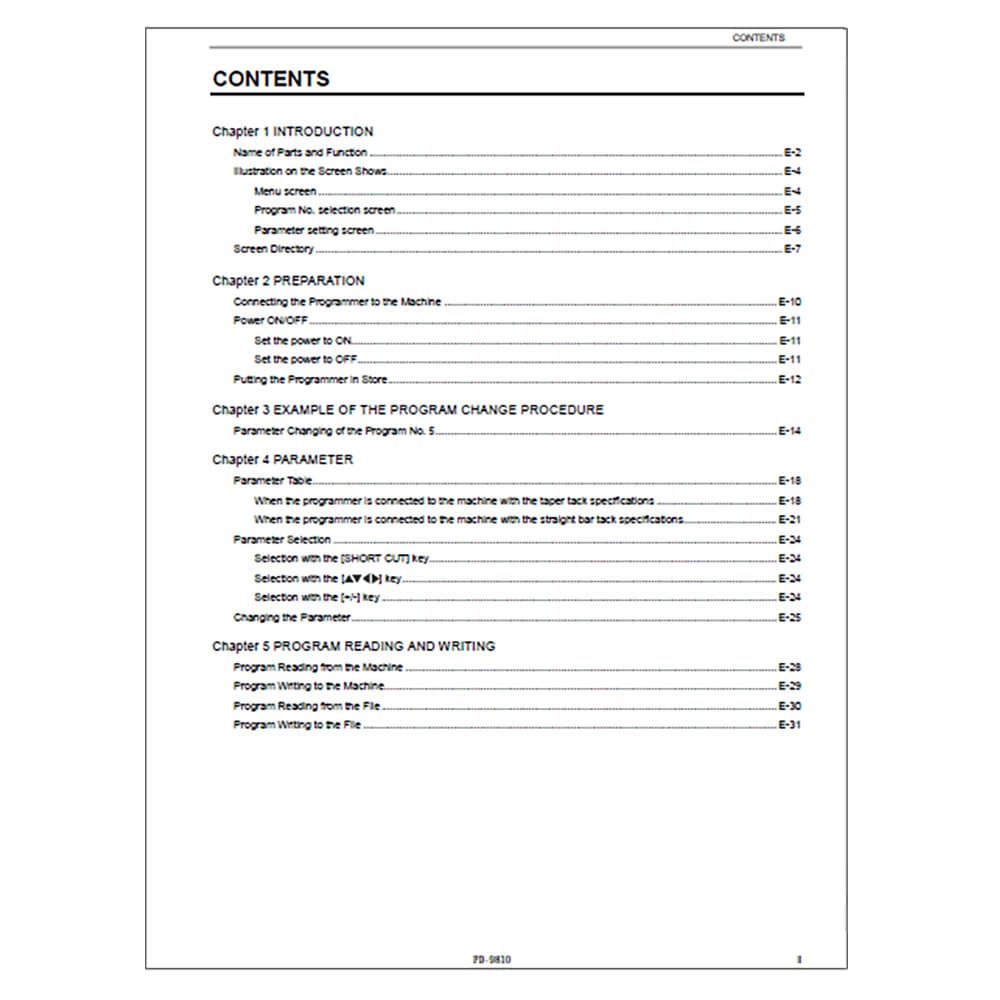 Brother RH-981A Instruction Manual image # 117629