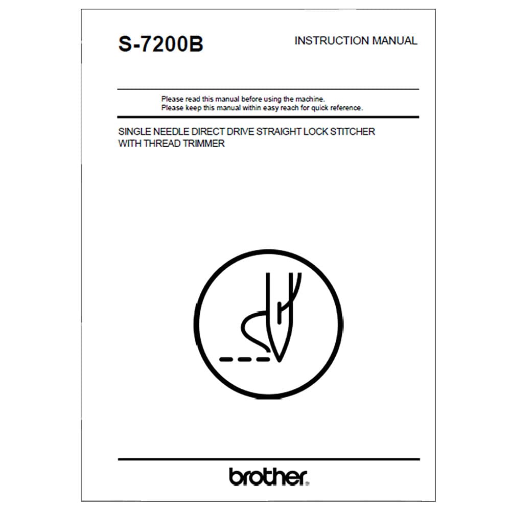 Brother S-7200B Instruction Manual image # 115274