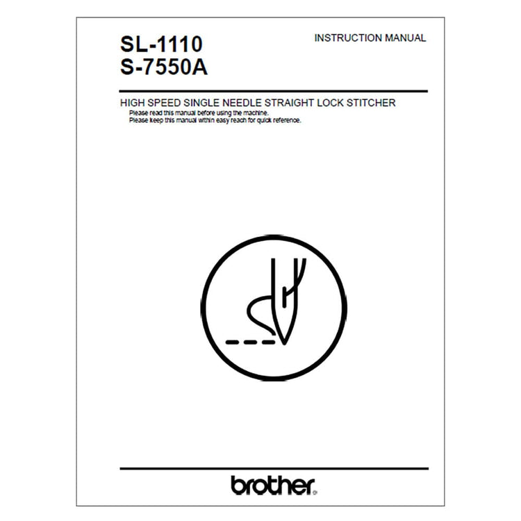 Brother S-7550A Instruction Manual image # 117637