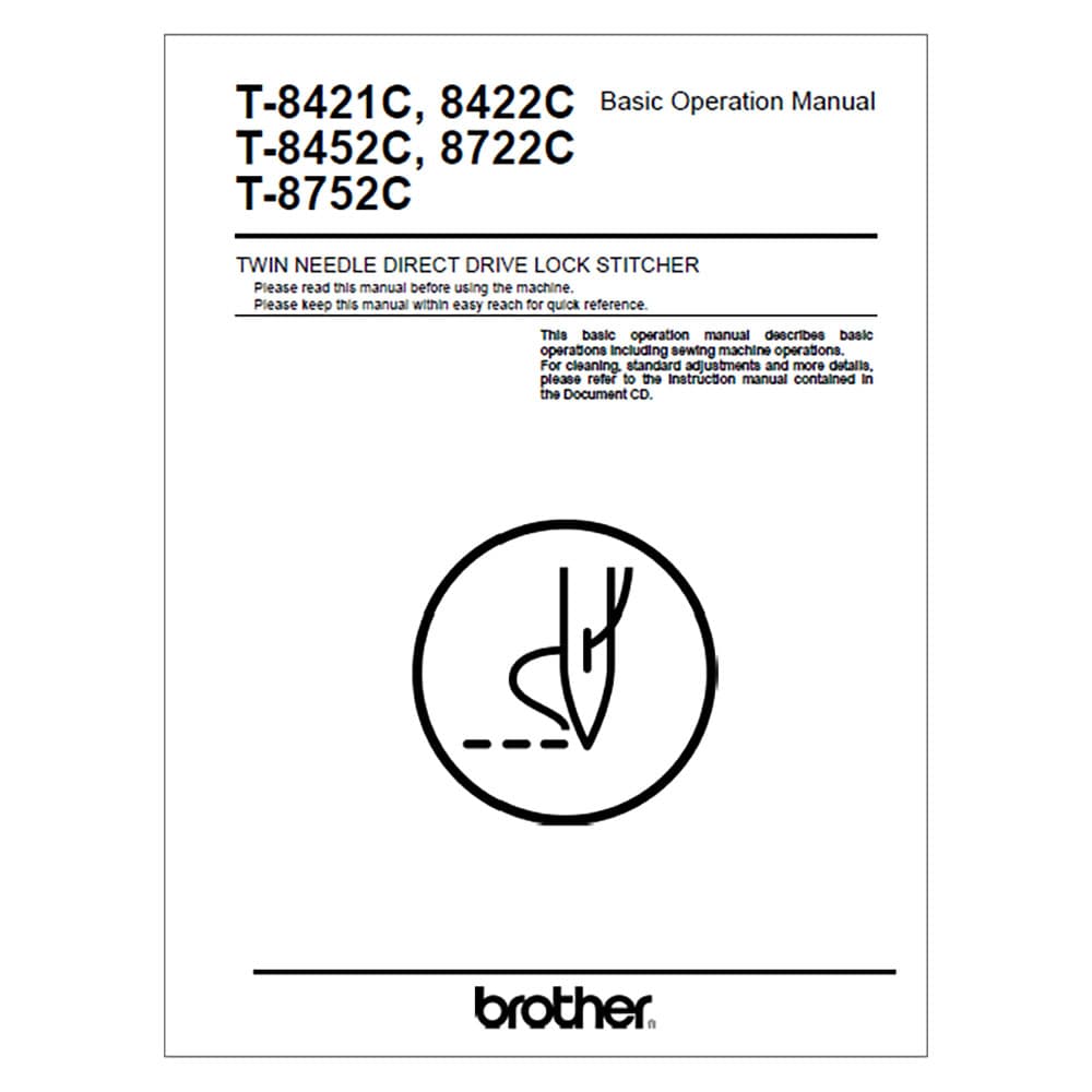 Brother T-8422C Instruction Manual image # 117670