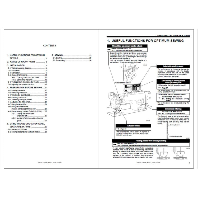 Brother T-8422C Instruction Manual image # 117669