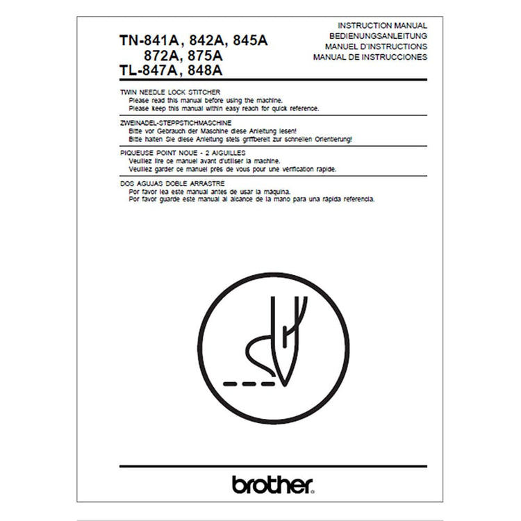 Brother TL-847A Instruction Manual image # 117690