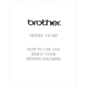 Brother VX560 Instruction Manual image # 115399
