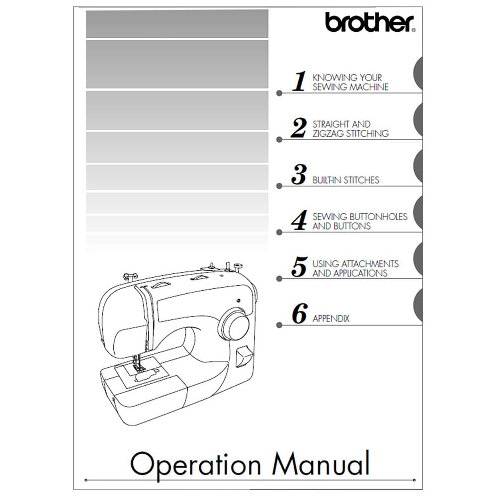 Brother XL-2600 Instruction Manual image # 117896